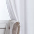 Small Window Curtains for Bedroom 2 Panels Set White Short Blackout Curtains for Bathroom Nursery 45 Inch Length