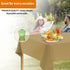 Gold Disposable Plastic Tablecloth for Rectangle Tables (12 Pack) Premium Decorative Table Cloth for Parties, Events & Weddings, Indoors & Outdoors, 54 x 108 inches, Tablecloths by Party Dimensions