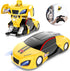 EpochAir Wall Climbing Remote Control Car Dual Mode 360° Rotating RC Stunt Cars with Headlight Rechargeable Toys for Boys Gift for 4 5 6 7 8-12 Year Old Kids (Transformers)
