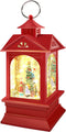 Christmas Water Glittering Snow Globe Lantern, Battery Powered Festival Ornament and Gifts for Adults and Children