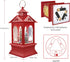 Christmas Water Glittering Snow Globe Lantern, Battery Powered Festival Ornament and Gifts for Adults and Children