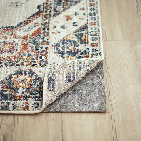 Mohawk Home Dual Surface Rug Pad Utility Solid Grey Rug Pad, 1/4" Thick (2'6 x 4'0)
