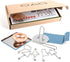 Korean Dalgona Sugar Candy Making Tools Stainless Cooking 9 pcs Set Mold Press with Gift Box
