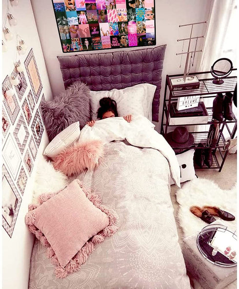 Wall Collage Kit 60 Pcs Aesthetic Photo Collage Dorm Trendy Pictures 4x6 inch