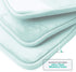 Clara Clark Bathroom Rugs, Ultra Soft Plush Bath Mat for Bathroom, Non-Slip, Velvet Memory Foam Bath Rugs, 20 x 32, Solid Aqua Light Blue