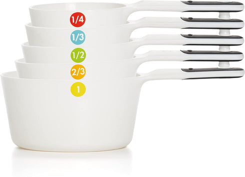 OXO Good Grips 6-Piece Plastic Measuring Cups- White, 1 EA