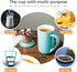 AmorArc Ceramic Tea Mug,16Oz Tea Cup with Infuser and Lid, Tea Strainer Cups with Tea Bag Holder for Loose Leaf Tea, Tea Steeping Mug for Tea/Coffee/Milk with well-wrapped Gift box -Turquoise