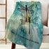 SODIKA Flannel Fleece Light Weight Luxurious Super Soft Cozy Fuzzy Throw Blanket for Couch Chair All Seasons,Love is A Nature Angel On Your Shoulder Ink Dtyle Dragonfly Painting 40"x50"