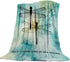 SODIKA Flannel Fleece Light Weight Luxurious Super Soft Cozy Fuzzy Throw Blanket for Couch Chair All Seasons,Love is A Nature Angel On Your Shoulder Ink Dtyle Dragonfly Painting 40"x50"