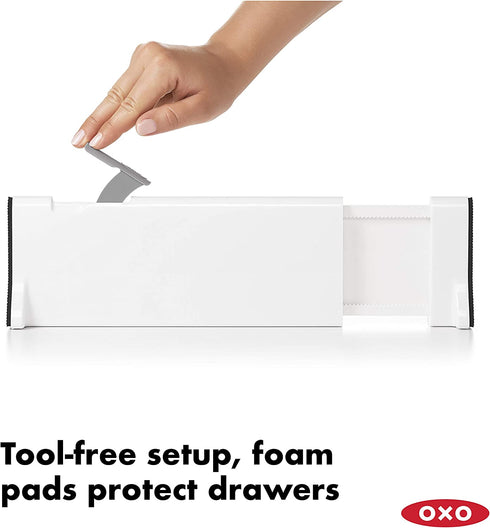 OXO Good Grips Expandable Dresser Drawer Divider - 2 Pack