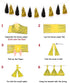 Birthday Decorations for Him 78 pcs Black and Gold Birthday Party Decoration for Men Boys Kids with Happy Birthday Backdrop Banner Balloons Star Foil Balloons Hanging Tassels