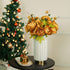 Nubry 2pcs Artificial Peony Silk Flowers Bouquet for Wedding Home Garden Decoration (Gold)