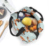 Red Panda Bears Lunch Bag Insulated Lunch Box with Front Pocket Reusable Tote Bag For Office Work Picnic Travel Shopping