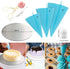 Cake Decorating kit - Cake Turntable and 10 inch Cake Board,2 Icing Spatula 3 Cake Scrapers,Cake Brush,Cake Flower Lifter,Cake Pen,3 Pastry Bags 24 Stainless Icing Tip 6 Piping Tip Couplers