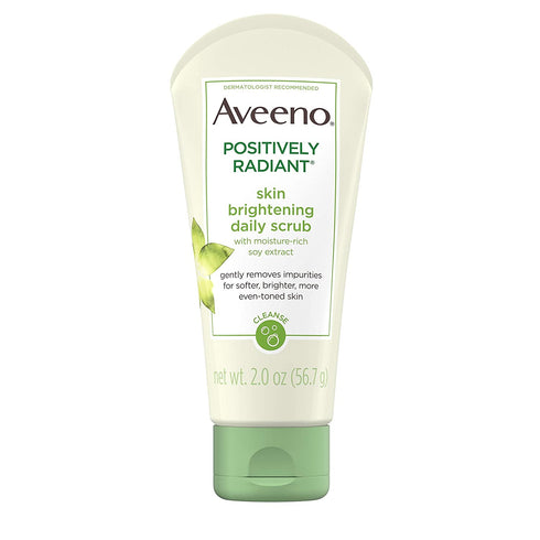 Aveeno Positively Radiant Skin Brightening Exfoliating Daily Facial Scrub ,2.0 oz