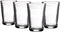 Juice Glasses 7 oz. Set Of 4 Glass Cups By Home Essentials and Beyond Beverage Water Tumblers for Juice, Whiskey, Cocktails, Iced Tea. Dishwasher safe.