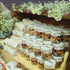 Folinstall 30 Pcs Small Glass Jars with Lids, 1.5 oz Mini Jam Jars, Small Honey Jars for Favors, Candle Jars for Candle Making for Gifts Wooden Spoons Included