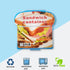 4Pcs Sandwich Containers ,Sandwich Containers for Lunch Boxes, 20oz Bread Storage Container with Lid ,Bpa-free, Microwave & Dishwasher Safe (4 Colors?