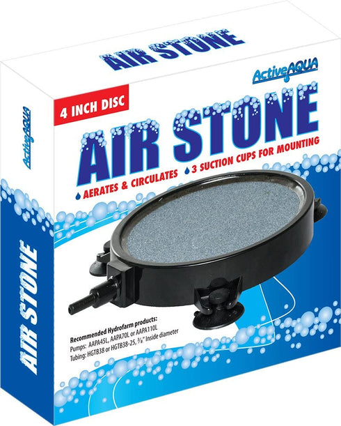 Hydrofarm Active Aqua AS4RD Round Air Stone, 4 Inch
