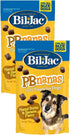 Bil-Jac Dog Treats - PBnanas Soft Puppy Training Treat Rewards, 4oz Resealable Double Zipper Pouch (2-Pack)