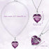 Heart Cremation Urn Necklace for Ashes Urn Stainless Steel Keepsake Waterproof Memorial Pendant Always on My Mind Forever in My Heart with Fill Kit (Purple, Ocean Blue, Blue,3 Pieces)