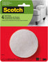 Scotch SP808-NA Felt Furniture Pads, Round 3", Beige, 4 Count