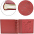 Golden State Art Photo Album, Holds 200 4"x6" Pictures, 2 Per Page, Faux Leather Vintage Inspired Cover, P52028-7 Marron