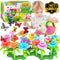 Innorock Flower Garden Building Toy Set for 3, 4, 5, 6, 7 Year Old Girls - STEM Toys for Educational Activity - Flower Stacking Toys, Preschool Learning Activity, Toddler Girl Toys, Gifts for Girls