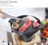 (Set of 2) Made in Korea, Self-Standing Tongs for Korean & Japanese BBQ, Veggies and Seafood, Tweezers & Pincette, Clean & Convenient Use, Premium Stainless Steel, Non-Slip Serrated Tips