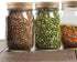 Picowe 6 Pack Bamboo Lids for Wide Mouth Mason Jar Storage Canning Jar Lids Ball Jars