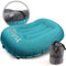 Blow up Pillows, AllynX Lightweight, Compact, Comfortable Inflatable Pillow for Camping, Backpacking, Turquoise Blue