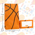 40 Pieces Basketball Party Favors Bags for Basketball Birthday Party Decorations Supplies Goody Treat Candy Paper Bag Birthday Sport Themed Party Bag for Kid Teens Adults