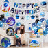 Outer Space Party Balloons, 60PCS Birthday Party Decorations Universe Space Theme Supplies Astronaut Balloon, Happy Birthday Banner Space Party Supplies for NASA Decorations for Birthday Party
