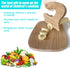 Montessori kitchen tools for toddlers, Safe Wooden Kids Knife & Cutting Board Sets Basic Life skills Veggies Fruits Avocado Banana Cooking Kitchen Chopping Tools for Toddlers 345-12 Years Old