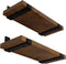 LEOPO Shelf Brackets for 8 inch Shelves, Floating Shelf Brackets for DIY, 1/5 inch Thick Heavy Duty Brackets, 4 Pack