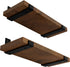 LEOPO Shelf Brackets for 8 inch Shelves, Floating Shelf Brackets for DIY, 1/5 inch Thick Heavy Duty Brackets, 4 Pack