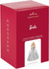Hallmark Keepsake Christmas Ornament 2021, White Holiday Barbie Doll