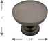 Franklin Brass Flat Top Round Kitchen Cabinet Knobs or Drawer Knobs 1-1/8" (29mm), 10-Pack Heirloom Silver Cabinet Hardware P29523K-904-B