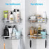 stusgo Corner Shower Caddy, Shower Shelf, Adhesive Shower Wall Caddy, SUS304 Stainless Steel Shower Rack Corner, Bathroom Storage Organizer Rustproof with 4 Hooks for Dorm Kitchen, 2 Pack