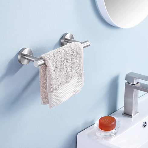 KES 9 Inches Hand Towel Bar Bathroom Towel Holder Kitchen Dish Cloths Hanger SUS304 Stainless Steel RUSTPROOF Wall Mount Brushed Steel, A2000S23DG-2