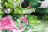 HaokHome 93013 Watercolor Flamingo Tropical Peel and Stick Wallpaper Removable Green/Pink Vinyl Self Adhesive Shelf Liner 17.7in x 9.8ft