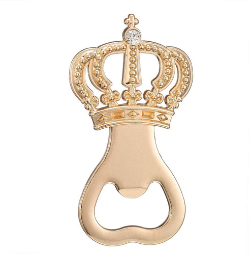 Yuokwer 12 PCS Crown Bottle Opener for Wedding Party Favor Birthday Baby Shower Bridal Shower Party Souvenirs for Guests,Wedding Party Supplies& Decorations Baby Shower Giveaways (Gold Crown, 12)