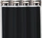 Melodieux Thermal Insulated Blackout Curtain Liner for 63 Inch Length Curtains, Off White/Black, 50 by 58 Inch, 1 Panel, Rings Included