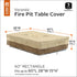 Classic Accessories Veranda Water-Resistant 60 Inch Rectangular Fire Pit Table Cover