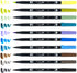 Tombow 56169 Dual Brush Pen Art Markers, Landscape, 10-Pack. Blendable, Brush and Fine Tip Markers