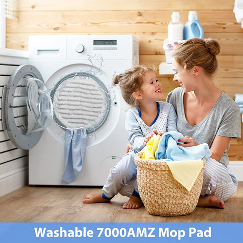 Sinnya 4 Pack S7000AMZ Pads Replacement Compatible with Shark S7000 Series, S7000 S7000AMZ S7001 S7001TGT Steam & Scrub All-in-One Scrubbing Mop, for Model XKITP7000