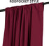 Blackout Window Panels Burgundy Bedroom Blackout Draperies Panels Back Tab/Rod Pocket Curtain Draperies Light Block for Room Darkening Window Curtain, 52 by 63 Inch, Burgundy 2 Panel