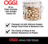 Oggi Clear Canister Food Storage Container, 38 Ounce