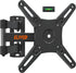 Full Motion TV Monitor Wall Mount TV Bracket Swivels Tilts Extension Rotation for Most 14-42 Inch LED LCD Flat Screen TVs & Monitors with Articulating Arms, Max VESA 200x200mm, up to 33 lbs. ELIVED