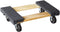 Haul Master | Mover's Dolly 1000 lbs Weight Capacity, 18" L x 12-1/4" W, Grey/Hardwood, quot x 12-14"
